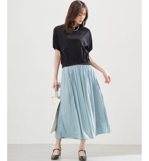 組曲「【春夏のNEWカラー登場】ギャザーライトデシン パンツ」|その他|