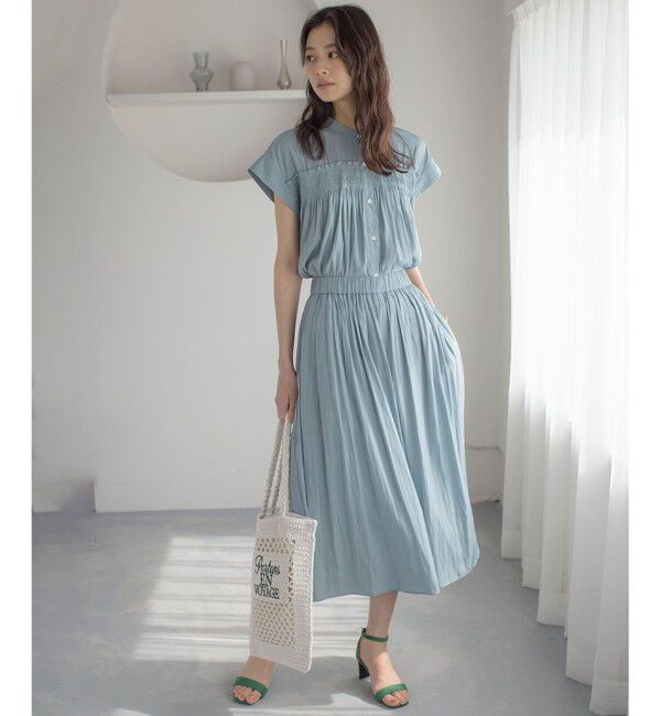 組曲「【春夏のNEWカラー登場】ギャザーライトデシン パンツ」|その他|