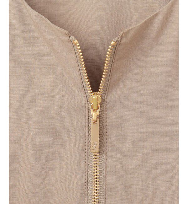 自由区「【洗える】テンセルコットンエンブロイダリー ジャケット」|ブルゾン・スタジャン|