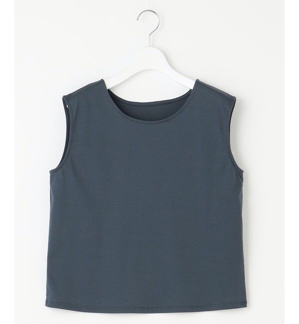 自由区「【洗える】レースエッジ Tシャツ&タンクトップセット トップス」|Tシャツ・カットソー|