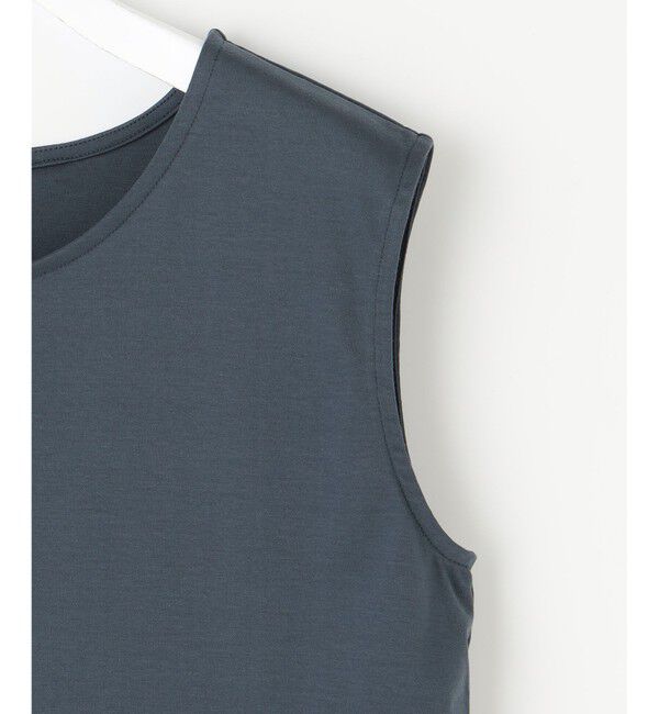 自由区「【洗える】レースエッジ Tシャツ&タンクトップセット トップス」|Tシャツ・カットソー|