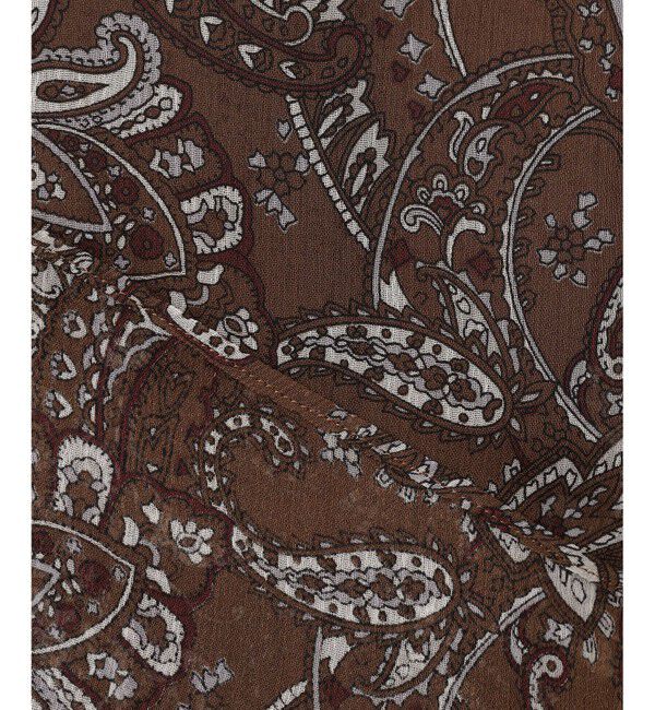 自由区「ペイズリープリントボウタイ ブラウス」|シャツ・ブラウス|