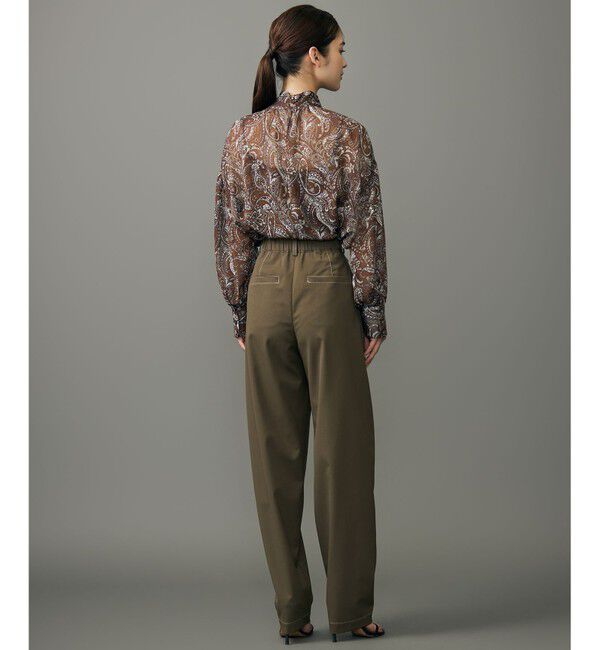 自由区「ペイズリープリントボウタイ ブラウス」|シャツ・ブラウス|