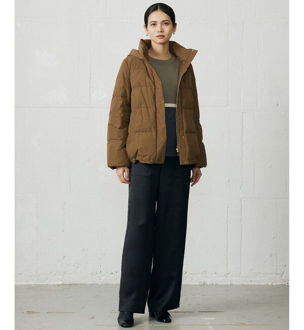 自由区「【WEB限定カラーあり・SHIHOさん着用】マイクロタッサーダウン コートⅡ」|ダウン|