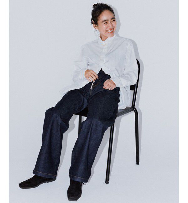 23区「【CLASSY.2月号掲載/洗える】CANCLINI ベーシック シャツ」|シャツ・ブラウス|