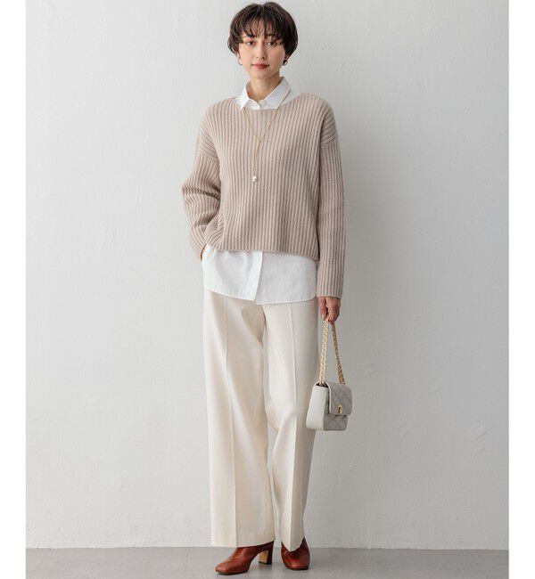 23区「【CLASSY.2月号掲載/洗える】CANCLINI ベーシック シャツ」|シャツ・ブラウス|