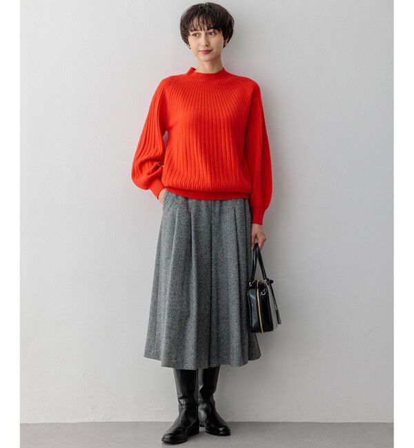 23区「シルクネップヘリンボーン ガウチョ パンツ」|その他|