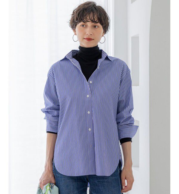 23区「【滝沢眞規子さん着用/VERY掲載】CANCLINI ベーシック シャツ」|シャツ・ブラウス|ﾌﾞﾙｰｽﾄ