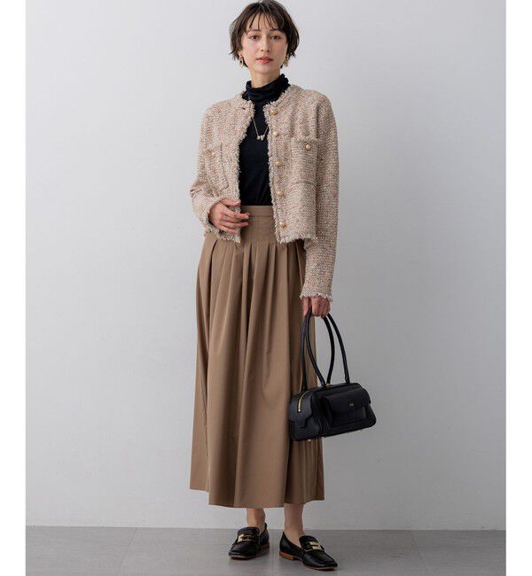 23区「【VERY・Oggi掲載】コンビカラー オーバル イヤリング」|イヤリング|