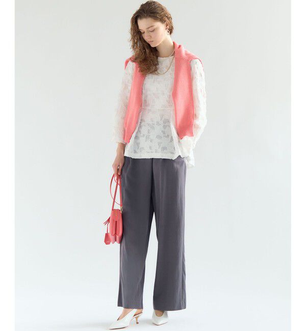 23区「【VERY・Oggi掲載】コンビカラー オーバル イヤリング」|イヤリング|