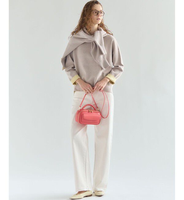 23区「【VERY・Oggi掲載】コンビカラー オーバル イヤリング」|イヤリング|