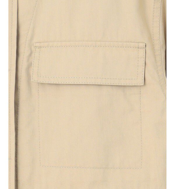 23区「【SLOW/一部店舗限定】ハイカウントギャバ ミリタリージャケット」|ミリタリージャケット|