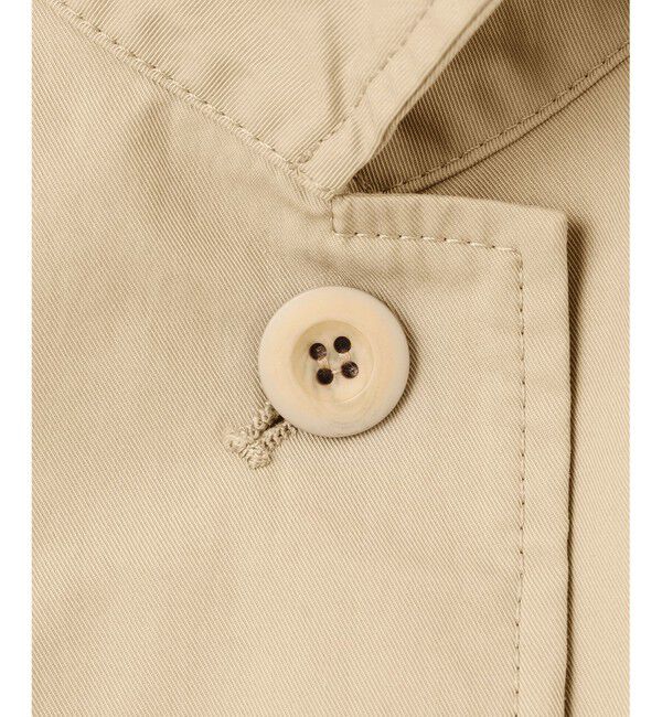 23区「【SLOW/一部店舗限定】ハイカウントギャバ ミリタリージャケット」|ミリタリージャケット|