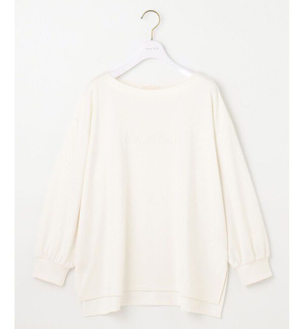 any SiS「【洗える】ミニ裏毛エンボスロゴ カットソー」|Tシャツ・カットソー|