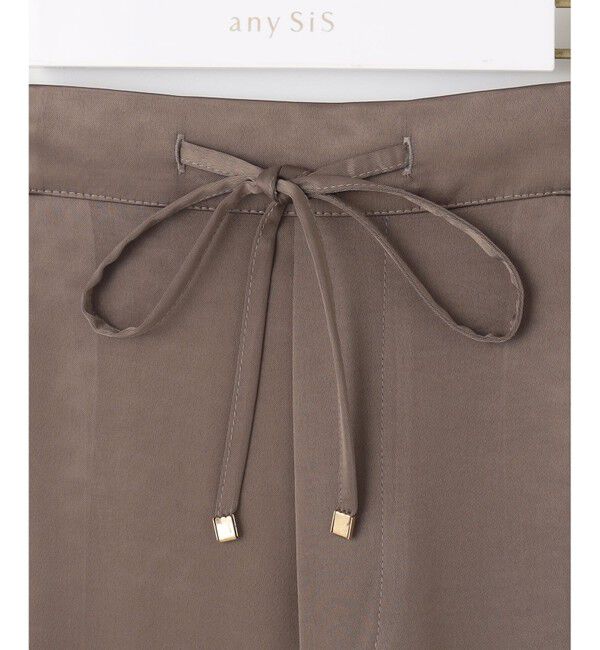 any SiS「【洗える】サテンドロストイージー パンツ」|その他|