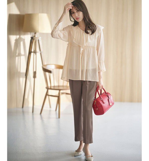 any SiS「【洗える】サテンドロストイージー パンツ」|その他|