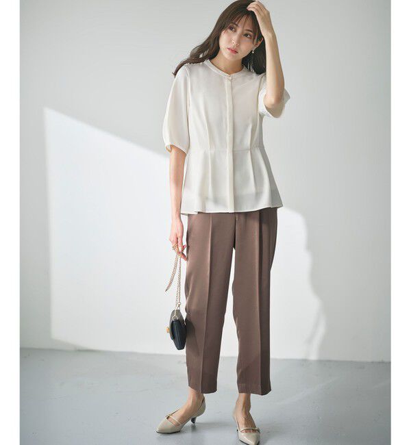 any SiS「【洗える】サテンドロストイージー パンツ」|その他|