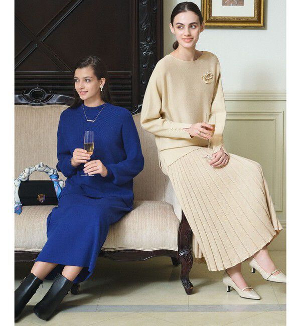 ANY SIS「CICA加工 ビューティドルマン ニット」|ニット・セーター|