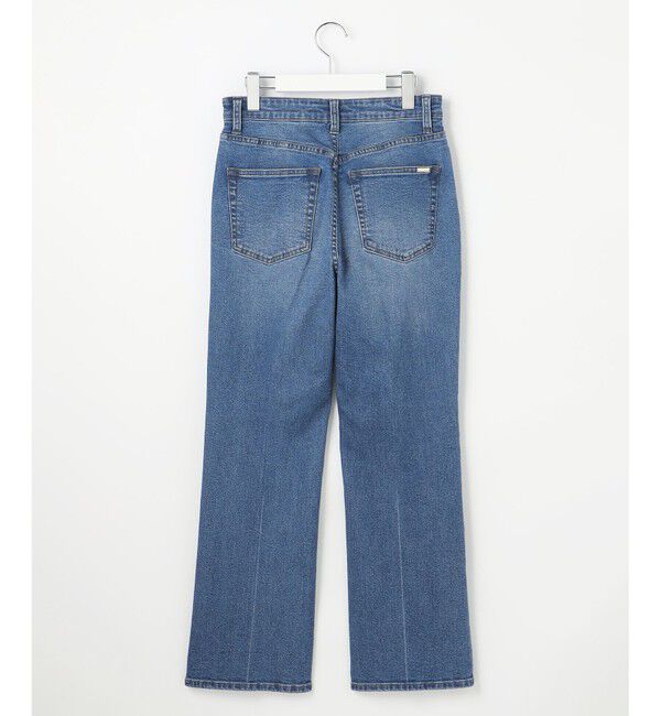 ANY SIS「センタープレスセミフレア デニム」|デニム|