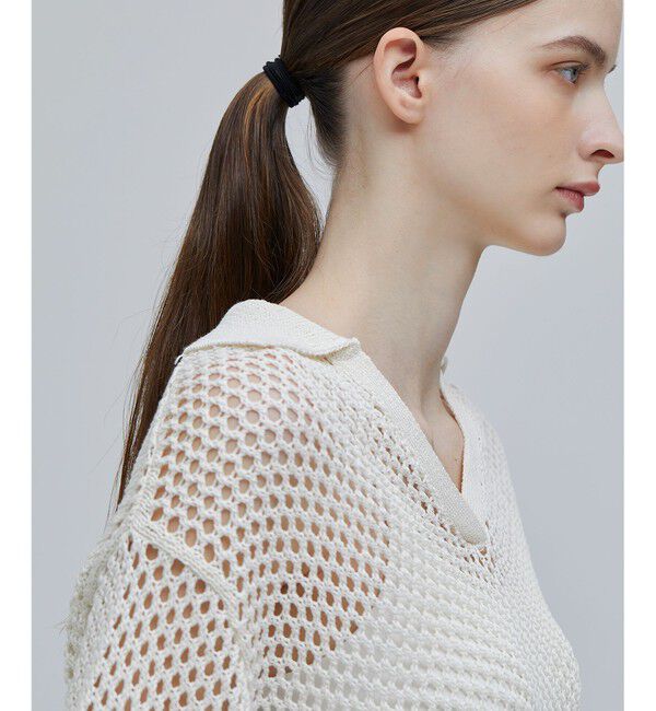 BEIGE,「GASPARD / ポロニット」|ニット・セーター|