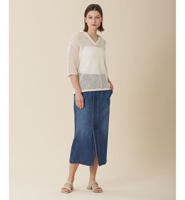 BEIGE,「GASPARD / ポロニット」|ニット・セーター|