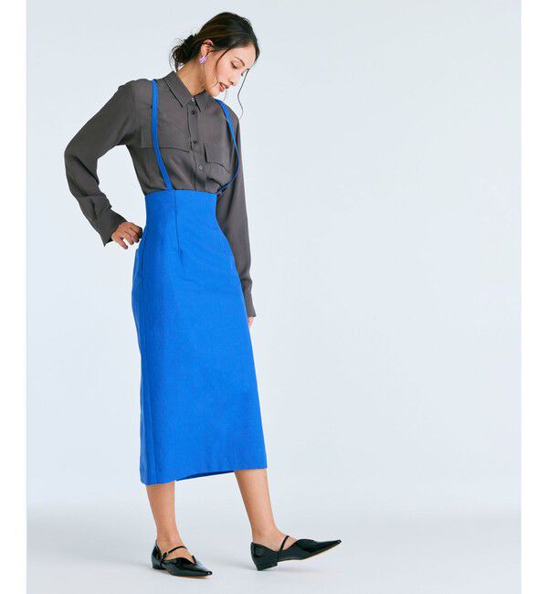 BEIGE,「OLGA / シャーリングブラウス」|シャツ・ブラウス|