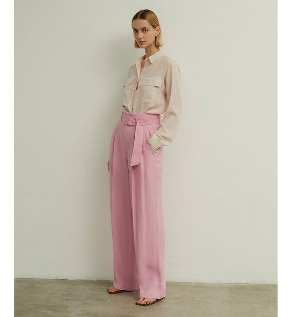 BEIGE,「OLGA / シャーリングブラウス」|シャツ・ブラウス|