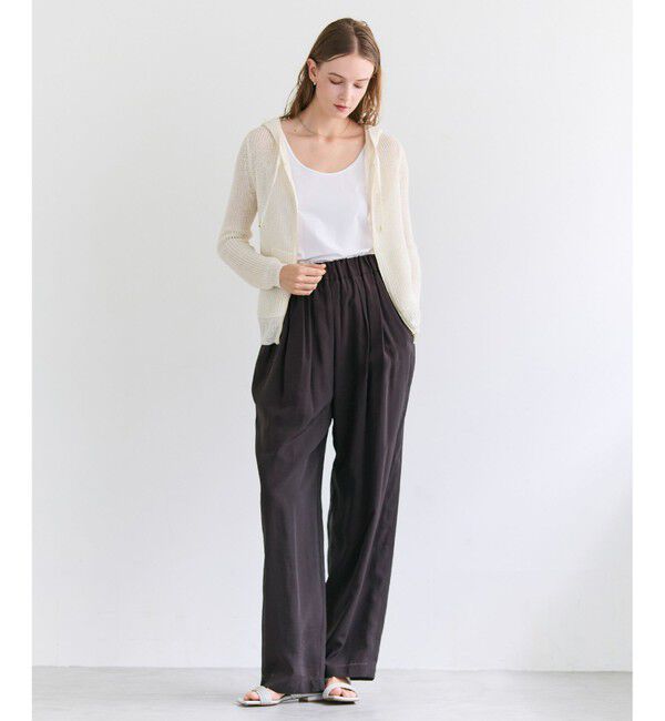 BEIGE,「【洗える】BROIS / コットンシャツテールタンクトップ」|Tシャツ・カットソー|