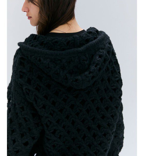 BEIGE,「KOKOMO / ウールアルパカメッシュニットパーカー」|ニット・セーター|