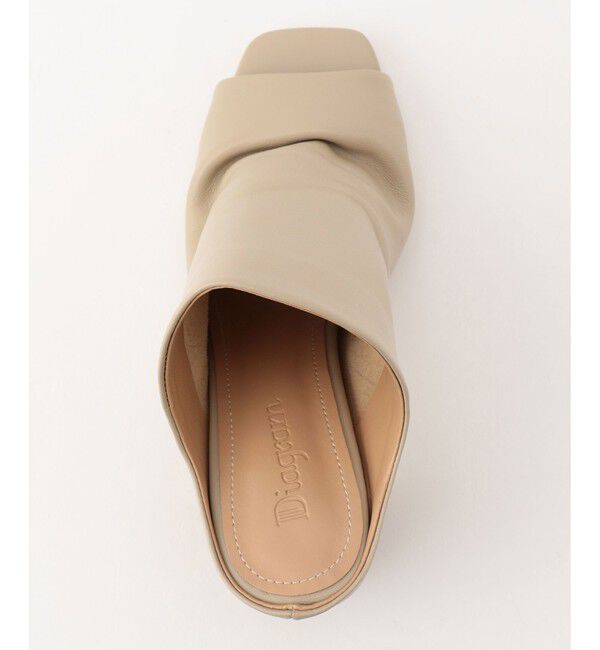 Diagram「レザースタックヒールサンダル」|サンダル|