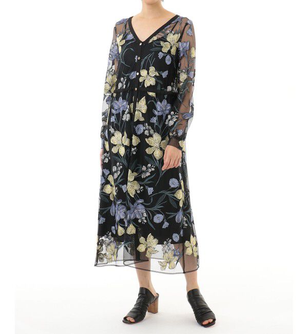 Diagram「レザースタックヒールサンダル」|サンダル|