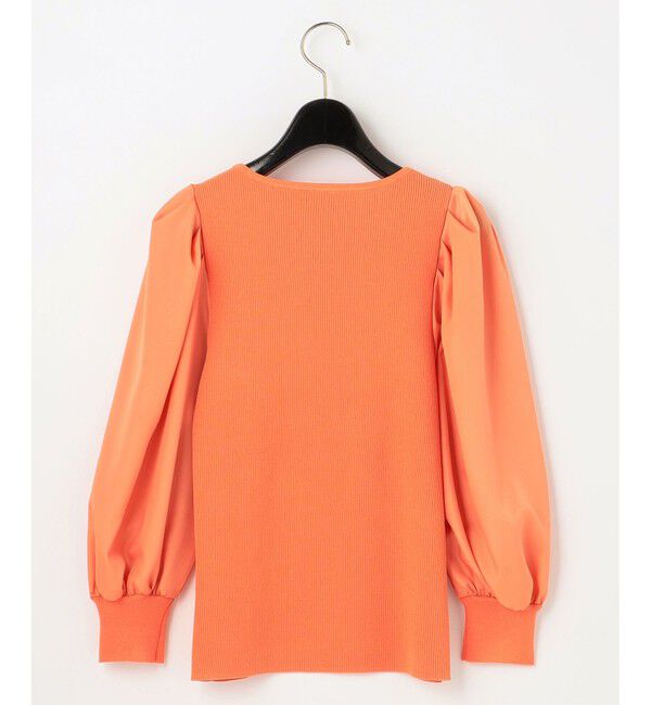  「デシン袖ニットトップ」|ニット・セーター|