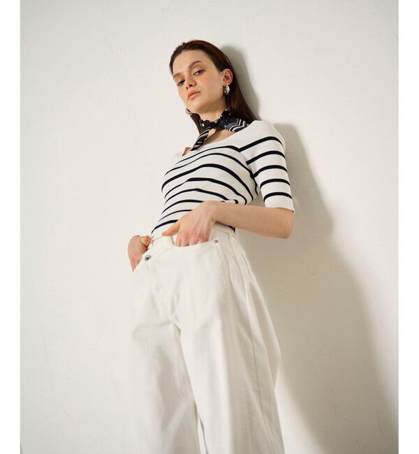 Diagram「ハーフスリーブニットトップ」|ニット・セーター|