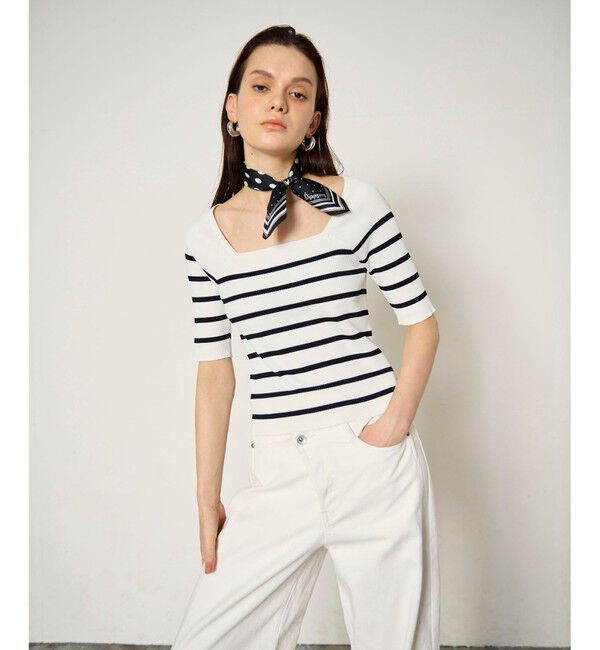 Diagram「ハーフスリーブニットトップ」|ニット・セーター|