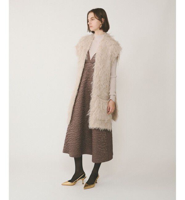 Diagram「起毛ニットベスト」|ベスト・ジレ|ベージュ