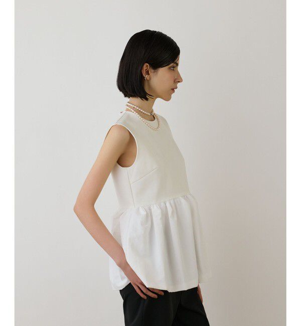 GRACE CONTINENTAL「タフタペプラムトップ」|その他|