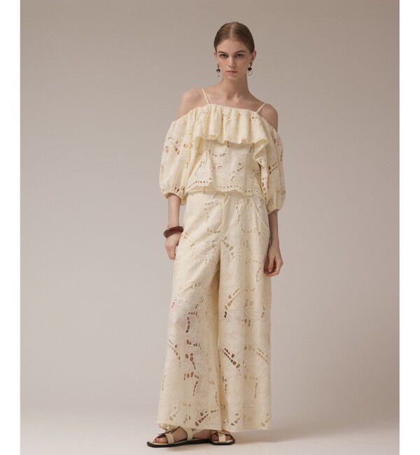 GRACE CONTINENTAL「カットワークオフショルトップ」|その他|キナリ