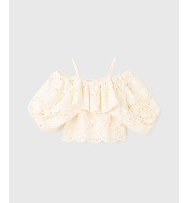 GRACE CONTINENTAL「カットワークオフショルトップ」|その他|