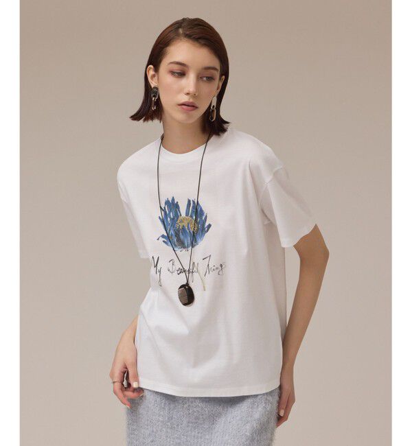 Diagram「カットフォトTシャツ」|Tシャツ・カットソー|ホワイト