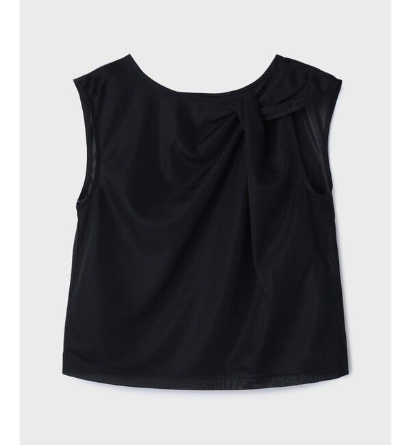 GRACE CONTINENTAL「オーガンドレープトップ」|シャツ・ブラウス|