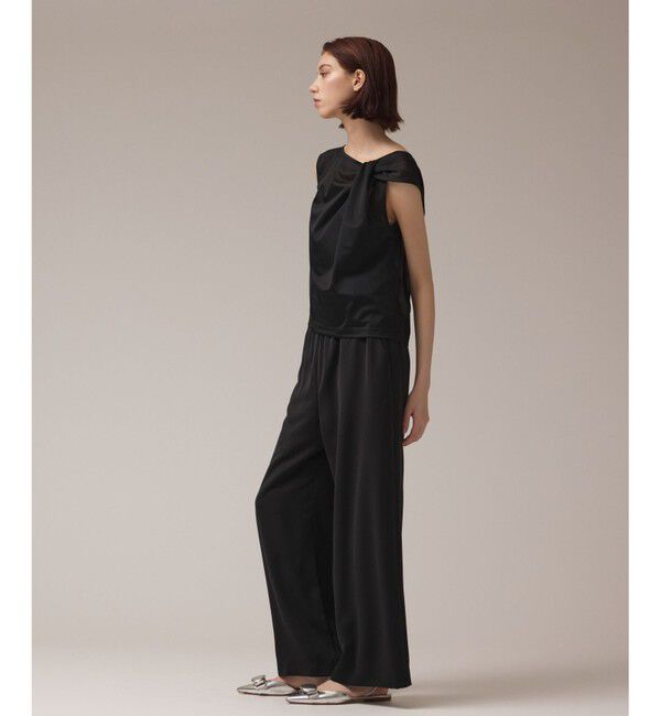 GRACE CONTINENTAL「オーガンドレープトップ」|シャツ・ブラウス|