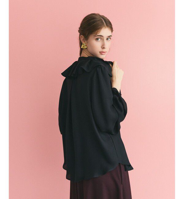 Grace Class「スキッパーラッフルブラウス」|シャツ・ブラウス|