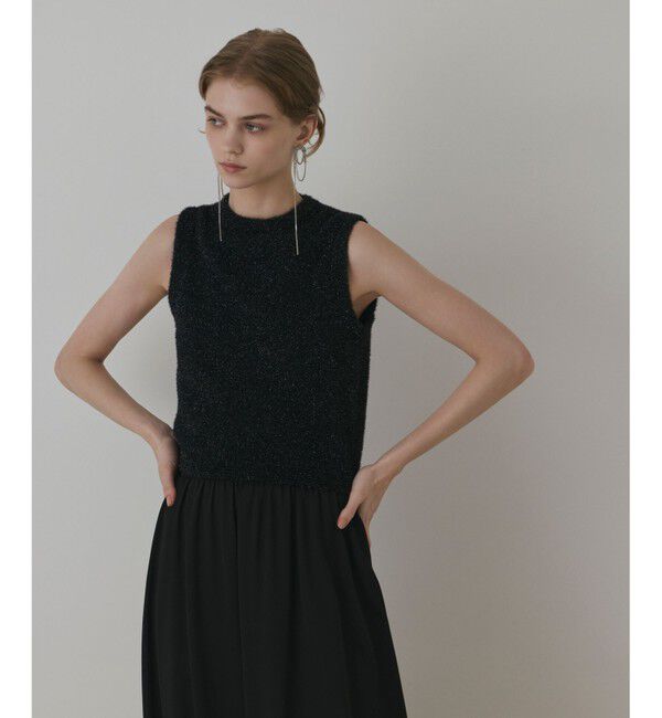 GRACE CONTINENTAL「ラメフェザ－ニットトップ」|その他|