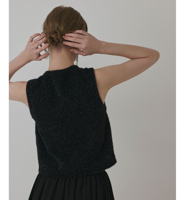 GRACE CONTINENTAL「ラメフェザ－ニットトップ」|その他|