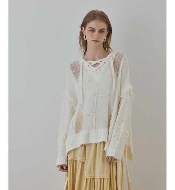 GRACE CONTINENTAL「ルーズオーバーニットトップ」|ニット・セーター|