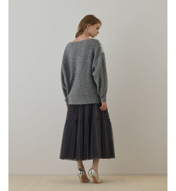 Diagram「レースドルマンニットトップ」|ニット・セーター|