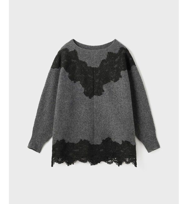 Diagram「レースドルマンニットトップ」|ニット・セーター|