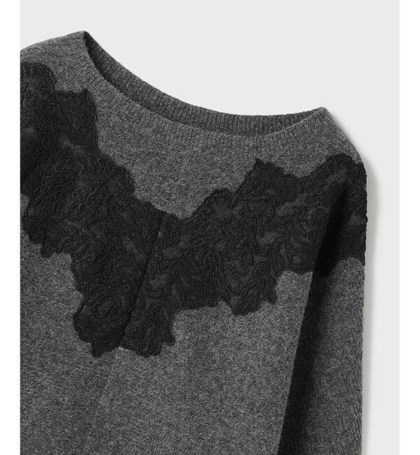 Diagram「レースドルマンニットトップ」|ニット・セーター|