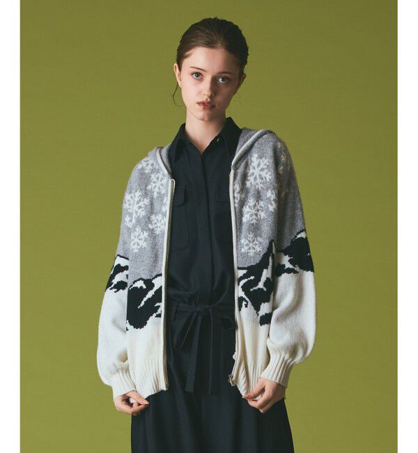 Grace Class「スノージャガードニットフーディ」|パーカー|グレー