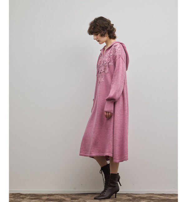 GRACE CONTINENTAL「ケミカルレースニットワンピース」|ワンピース|